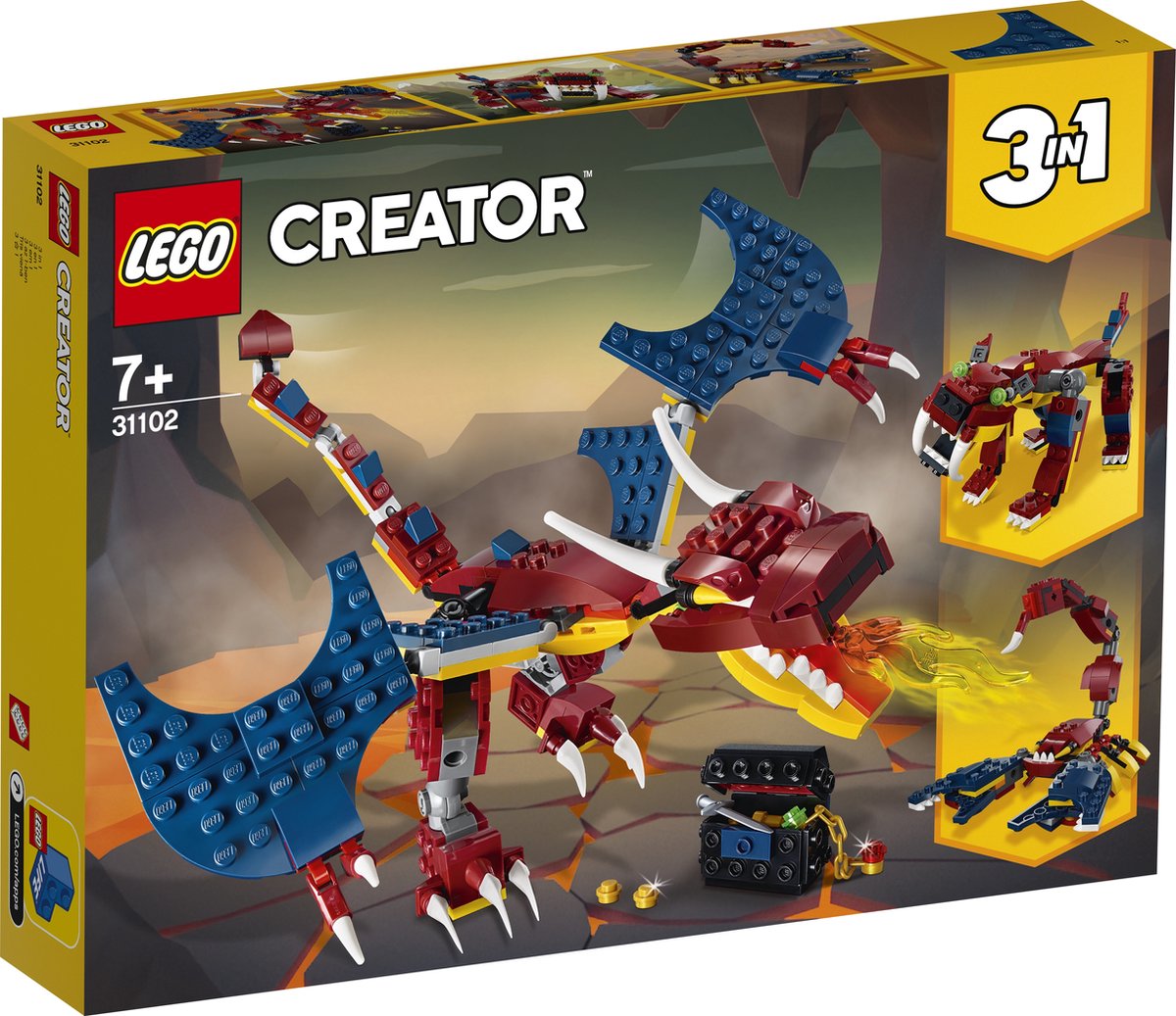 LEGO Creator 3-in-1 - Vuurdraak