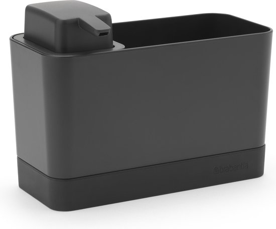 Brabantia SinkSide set pour organiseur espace évier, panier d'évier et distributeur de savon - Dark Grey