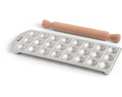 Marcato Ravioli Maker met Deegroller - 24 Vaks - ø 4 cm