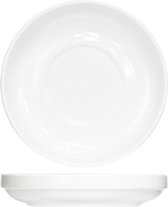 Stackable Ondertas D11,5xh2,2cm Mokka Porselein -  (set van 6)