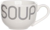 Sac à soupe douillet et tendance SOUP D11xh8,5cm 55cl Poterie - (Lot de 6)