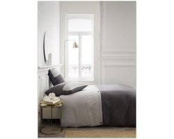dekbedovertrek Apoline Dekbedset - 100% katoen Percal - 260 x 240 cm - Gunmetal Grey