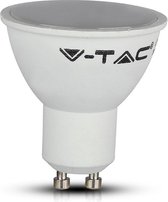 V-TAC 2757 LED-lamp Energielabel A+ (A++ - E) GU10 Stift 4.5 W = 25 W RGBW (Ø x l) 57 mm x 50 mm Besturing via App, Dimbaar 1 stuk(s)