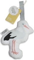 Peluche Stork - Peluche bébé - Avec hochet et crunch