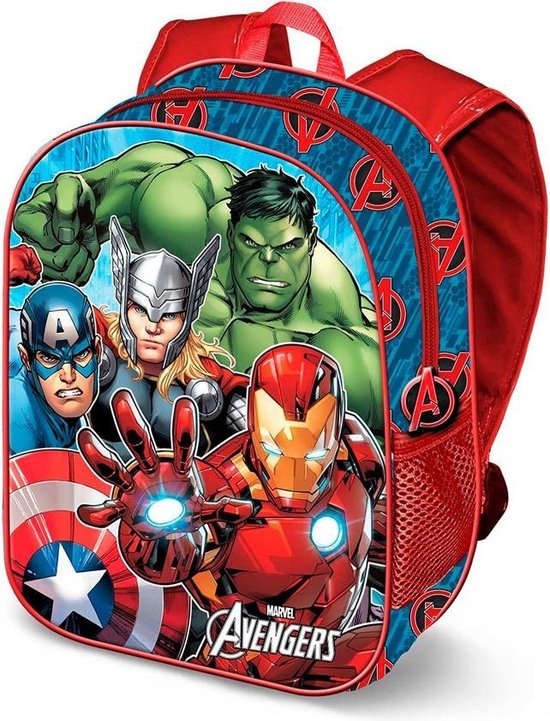 Vernederen Onverenigbaar Andrew Halliday The Avengers rugzak - schooltas met 3D voorkant | bol.com