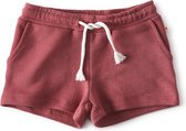 Little Label - baby girls shorts - darkrose - maat: 86 - bio-katoen