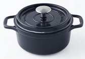 INVICTA Ronde cocotte - � 20 cm - Zoethoutblauw - Alle warmtebronnen inclusief inductie