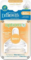 Dr Brown's Options 6m+ Level 3 Spenen - 2-Pack