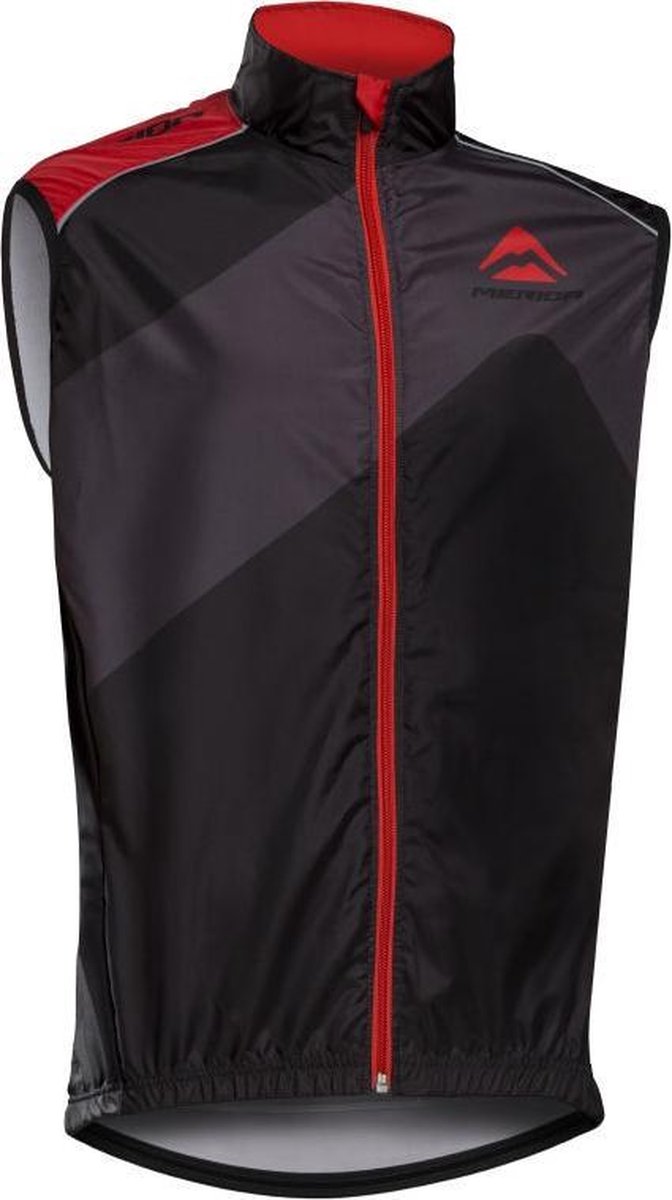 Merida Windstopper Bodywarmer zwart/rood XS