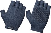 GripGrab - Freedom Knitted Korte Vinger Gebreide Zomer Fietshandschoenen - Navy Blauw - Unisex - Maat XL/XXL