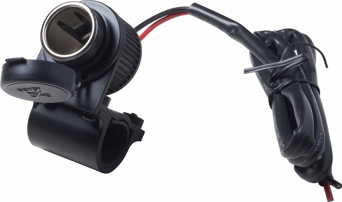 Interphone Onderdeel Fietsstuur Bevestiging | Interphone Cigarette Outlet Zwart