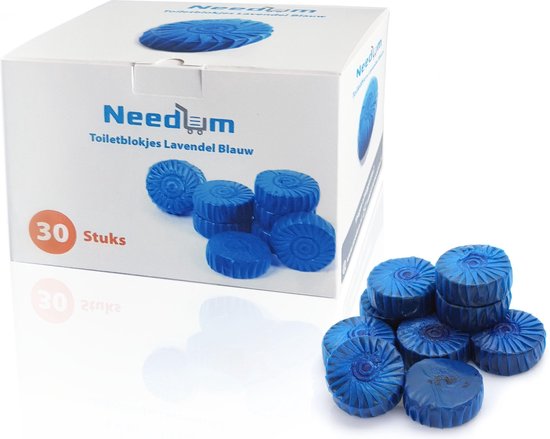 Needum ® Toiletblokjes voor inbouwreservoirs – WC-blokjes – Toiletblokken in een voordeelverpakking – 30 stuks