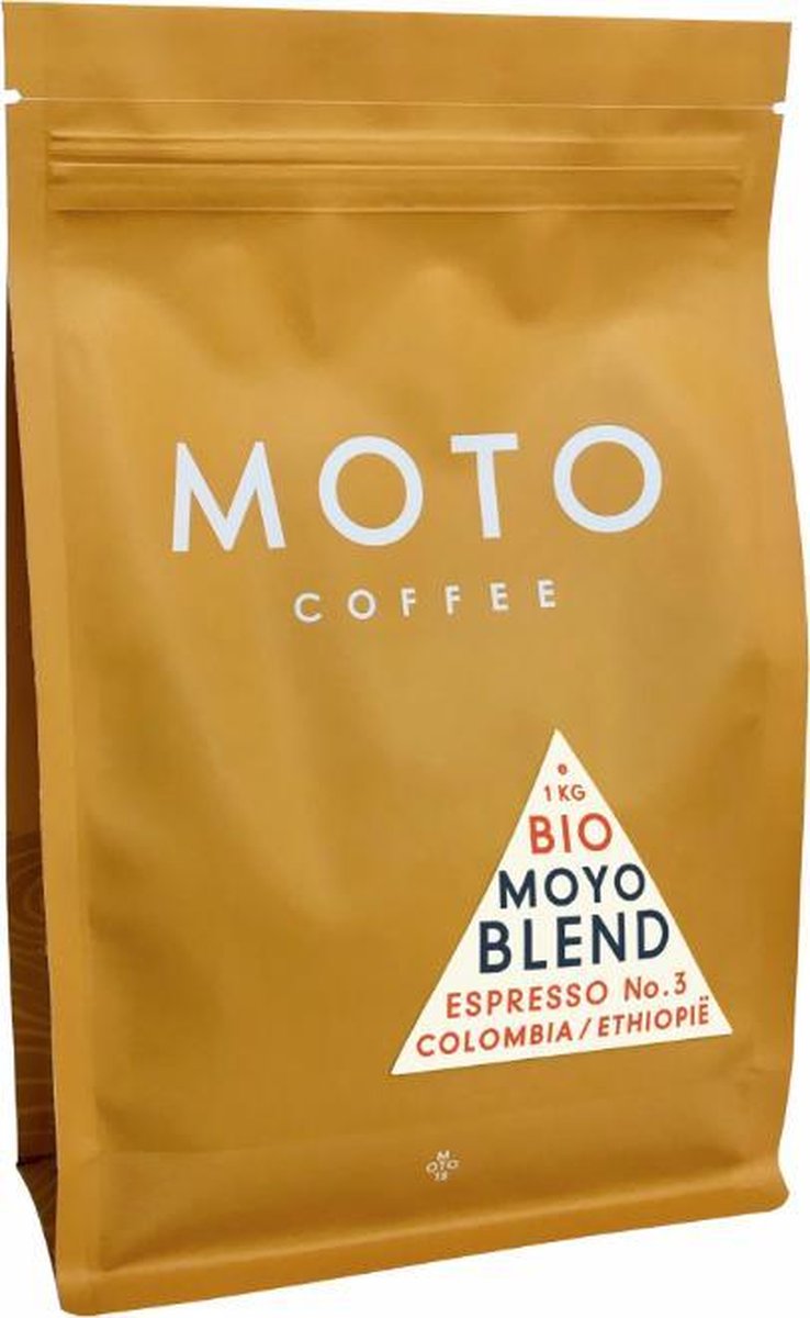 Goedkoopste Moto Coffee Moyo Blend Koffiebonen - 350 gram - biologisch
