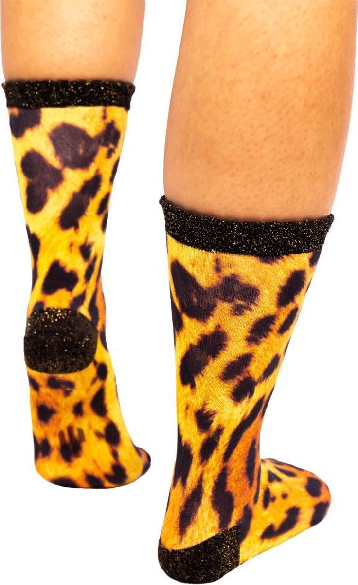Sock My Feet - Grappige sokken dames - Maat 39-42 - Sock My Tiger - Tijger Sokken - Funny Socks - Vrolijke sokken - Leuke sokken - Fashion statement - Gekke sokken - Grappige cadeaus - Socks First.