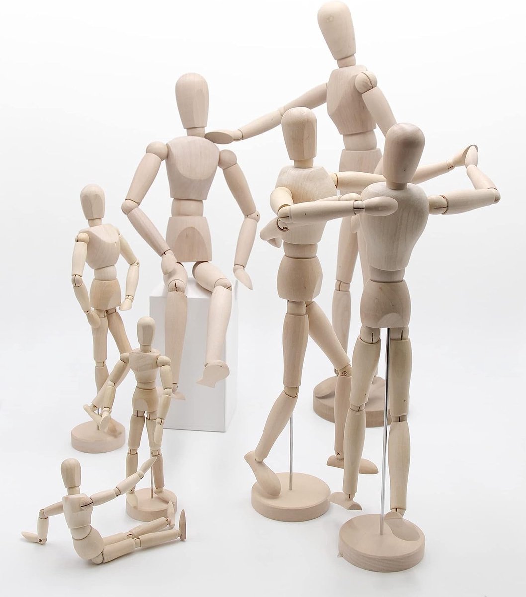 Venta CALIENTE Muñeca de eslabones de madera Muñeca de sastre de madera Maniquí