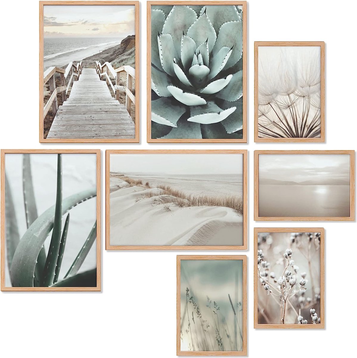 Decomonkey - Set Di 4 Poster Senza Cornice, Frasi In Bianco E Nero, Formato DIN A3 - Stampe Artistiche Per Soggiorno E Cucina - 2