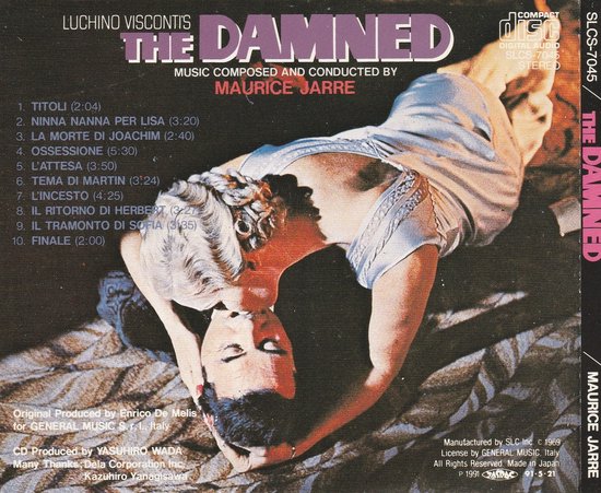 Maurice Jarre - The Damned (Original Soundtrack)