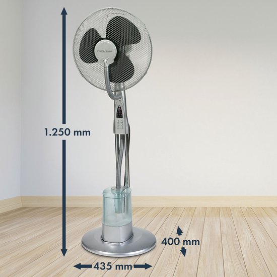 Ventilateur avec humidificateur 40cm ProfiCare PC-VL 3069 LB