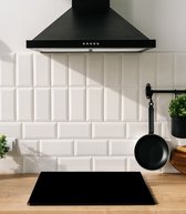 Inductiebeschermer - Mat Zwart - 80.2x52.2 cm - Inductiebeschermer - Inductie Afdekplaat Kookplaat - Inductie Mat - Anti-Slip - Keuken Decoratie - Keuken Accessoires