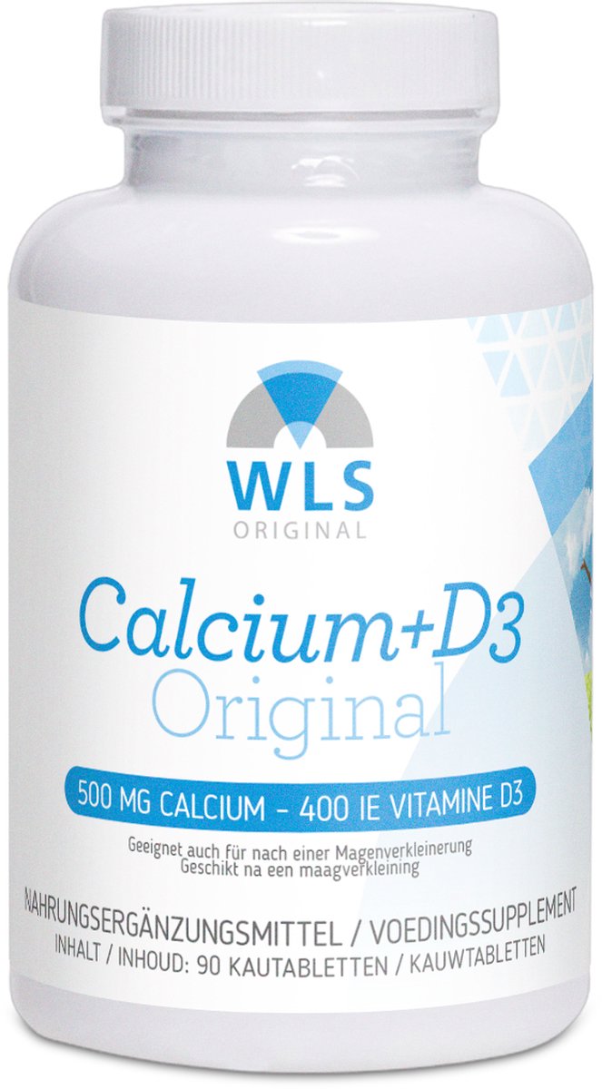 Goedkoopste WLS Original Calcium Kauwtabletten Kers na je Maagverkleining 90 st