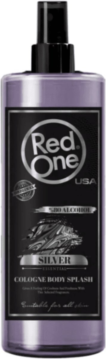 Redone - Cologne Body Splash - Silver - 400ml - 70% Alcohol