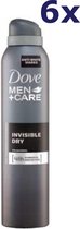 6x Dove Deospray Men Care Invisible Dry 250 ml