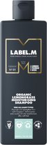 Label.M Lemongrass Organic Moisturising Shampoo - 300ml - Normale shampoo vrouwen - Voor Alle haartypes