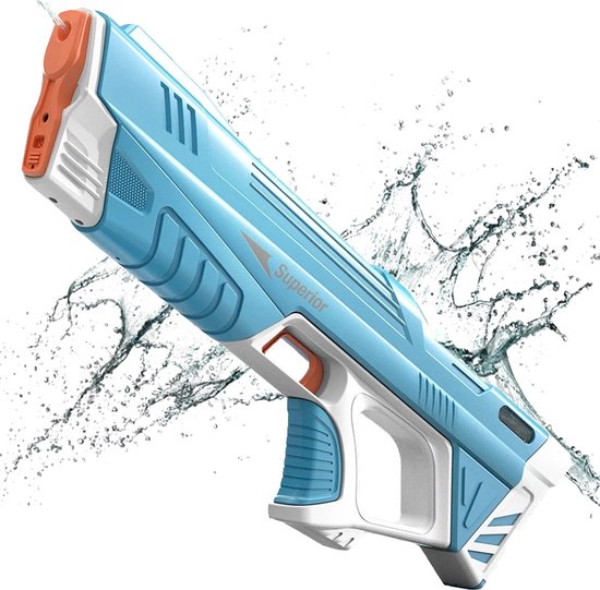 AquaBlast® Elektrisch Waterpistool - Automatisch Waterpistool - Watergun - Schiet Automatisch - Vult Automatisch - Zomer - Buitenspeelgoed - Blauw