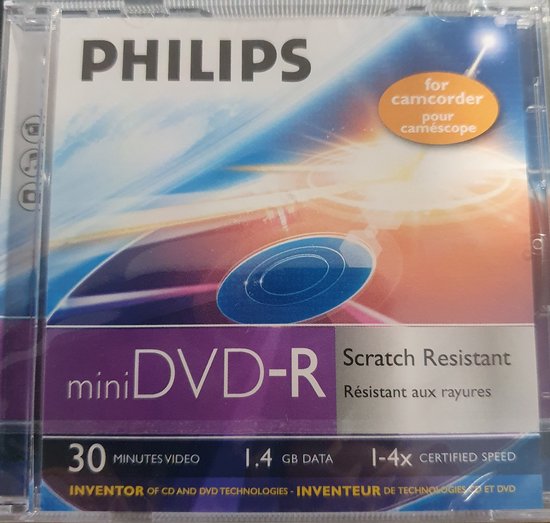 Philips mini DVD/R 30 min 1,4 GB Data bol