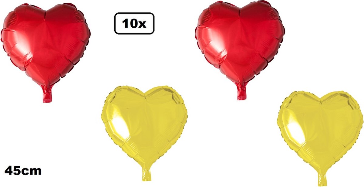 Ballon Aluminium Coeur Rouge 20 cm