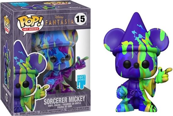 Funko POP - Fantasia - 15 - Sorcerer Mickey - art series | bol
