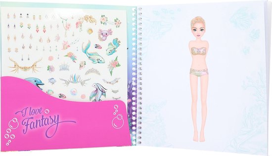 TOPModel Dress me up stickerboek MERMAID