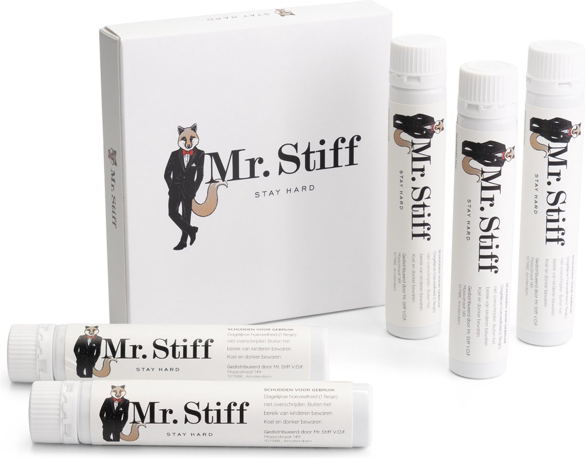 Mr. Stiff Libido Booster - 5x - Viagra - Meer genot en lust tijdens de sex - Valentijnsdag Kadootjes