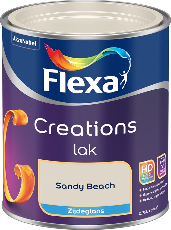 Flexa - Creations Lak Zijdeglans - Sandy Beach - Creations - 0.75 L