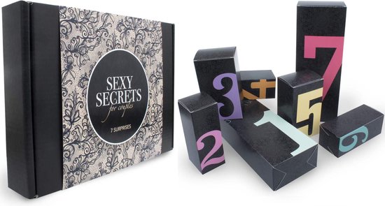 Coffret cadeau: Sexy Secrets - pour couple - Forfait surprise 7 jours -  Coffret