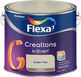 Flexa creations muurverf krijt - Green Tea - 2,5l