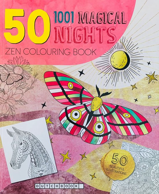Dutchbook - Livre de coloriage pour adultes - Livre de coloriage zen ''1001  nuits... | bol
