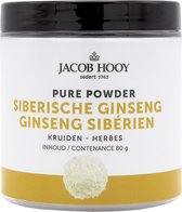 Jacob Hooy Pure Powder Siberische ginseng 80 gr