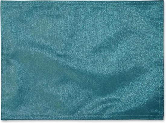 Unique Living | placemats | tafelkleed | 4 stuks | kerst placemats | 45x30cm | Ocean blue