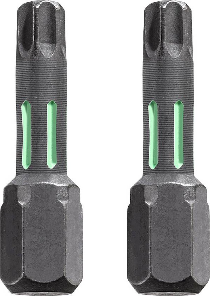 KWB torsie bitset - T15 Torx 15 - Lengte 25 mm - Hoge torsieweerstand - 122215 - 2 stuks
