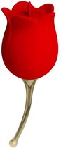 Pretty Love Clitorisvibrator met likstimulator ROSE LOVER - rood/goud