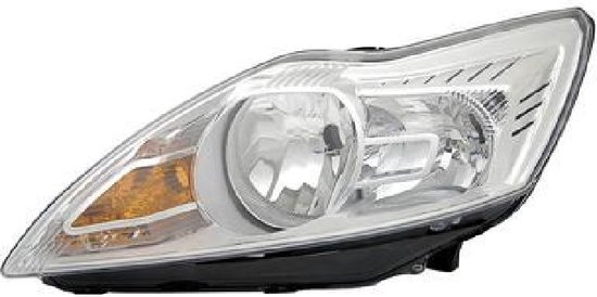 Ford Focus, 2008 - 2011 - koplamp, H1+H7, elektr verstelb, incl stelmotortje, aluminium, rechts