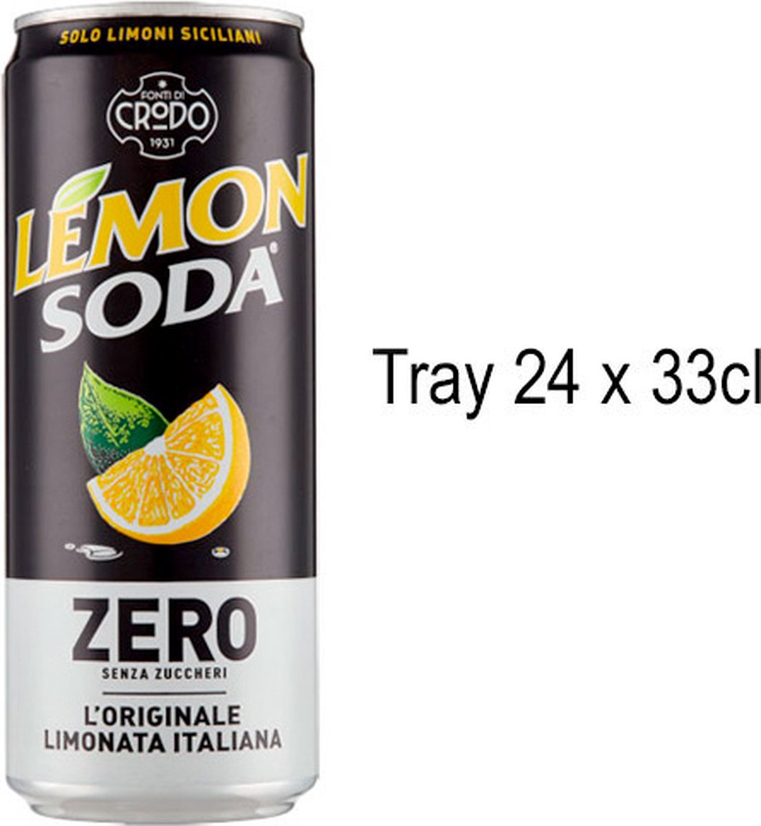 Lemon Soda Zero - 24x33cl - Zéro Sucre | bol