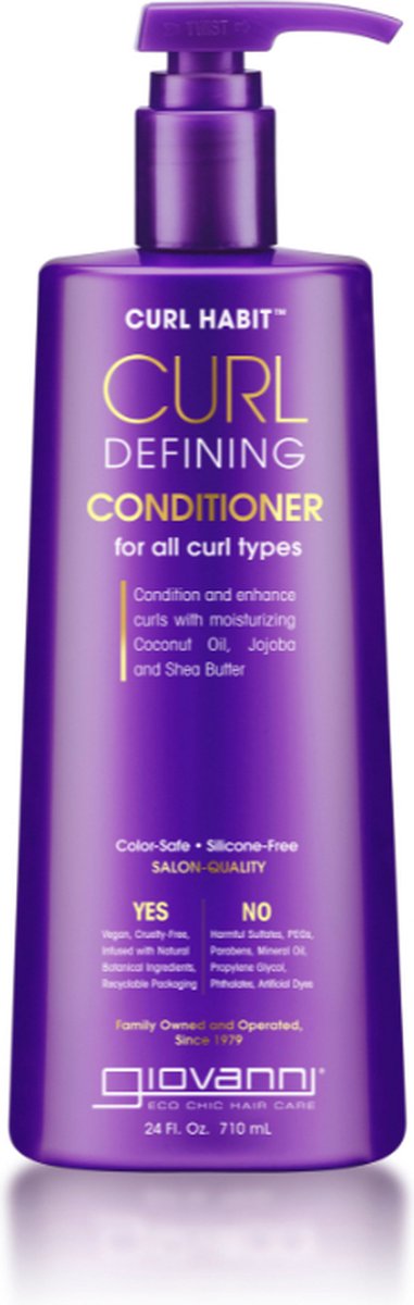 Giovanni Cosmetics - Curl Habit - Curl Defining Conditioner (Value Size) - 710ml