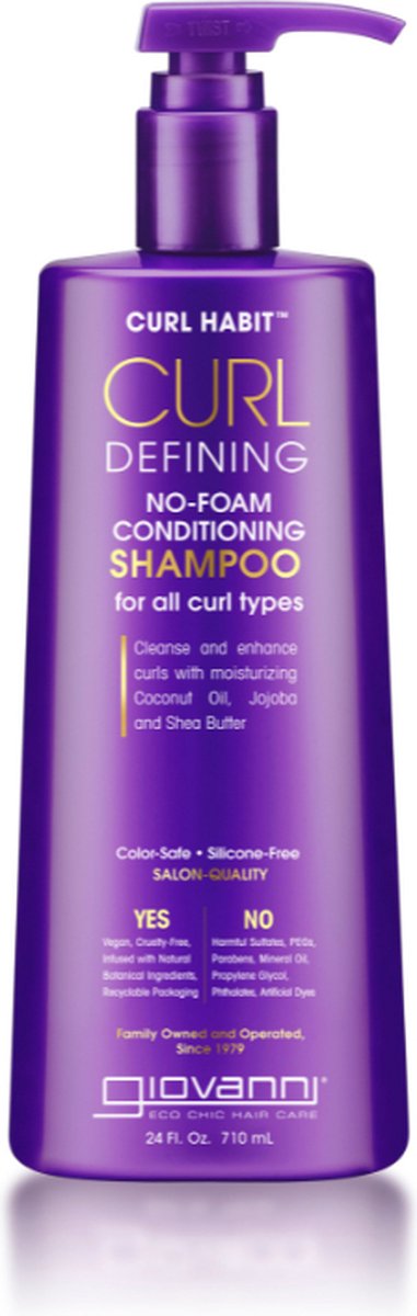 Giovanni - Curl Habit - Curl Defining No-Foam Cond Shampoo (Value Size) - 710ml