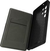 Flip Wallet Case geschikt voor Samsung S23 Ultra Stand-Functie Donkergroen