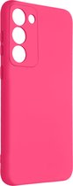 Hoesje Geschikt voor Samsung Galaxy S23 Semi-rigide Soft-touch Fine Fast Cover Fuschia