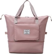 Opvouwbare Handbagage Reistas – Opvouwbaar Tot 28 x 18 cm – Roze