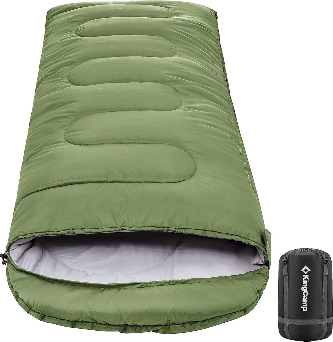 Slaapzak, winter, outdoor, warme dekenslaapzak, draagbaar, licht, 3-4 seizoenen, camping, slaapzak voor kinderen en volwassenen op de camping, trekking, 1,9 kg