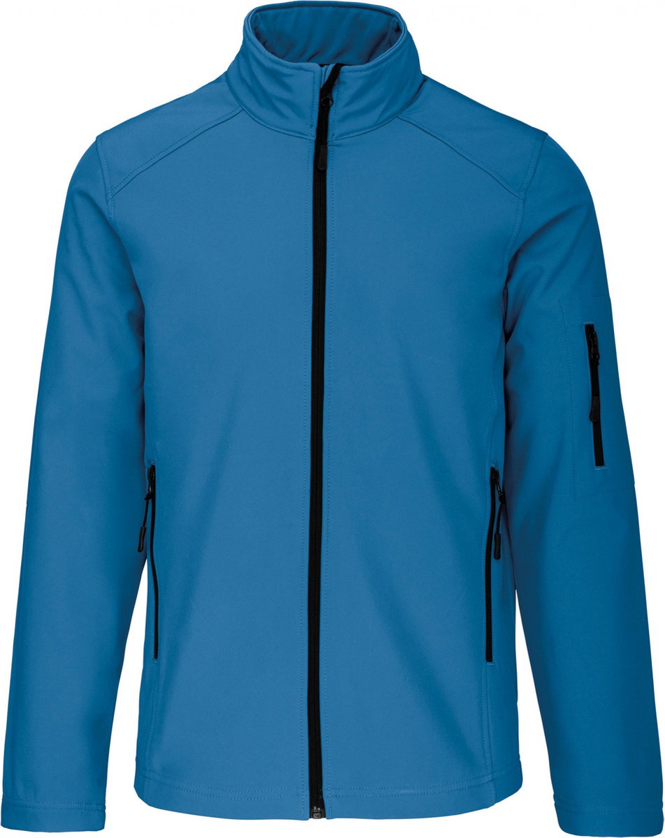 Kariban Kindersoftshelljas K402 Aqua 6/8 Y 6/8 ans Blauw